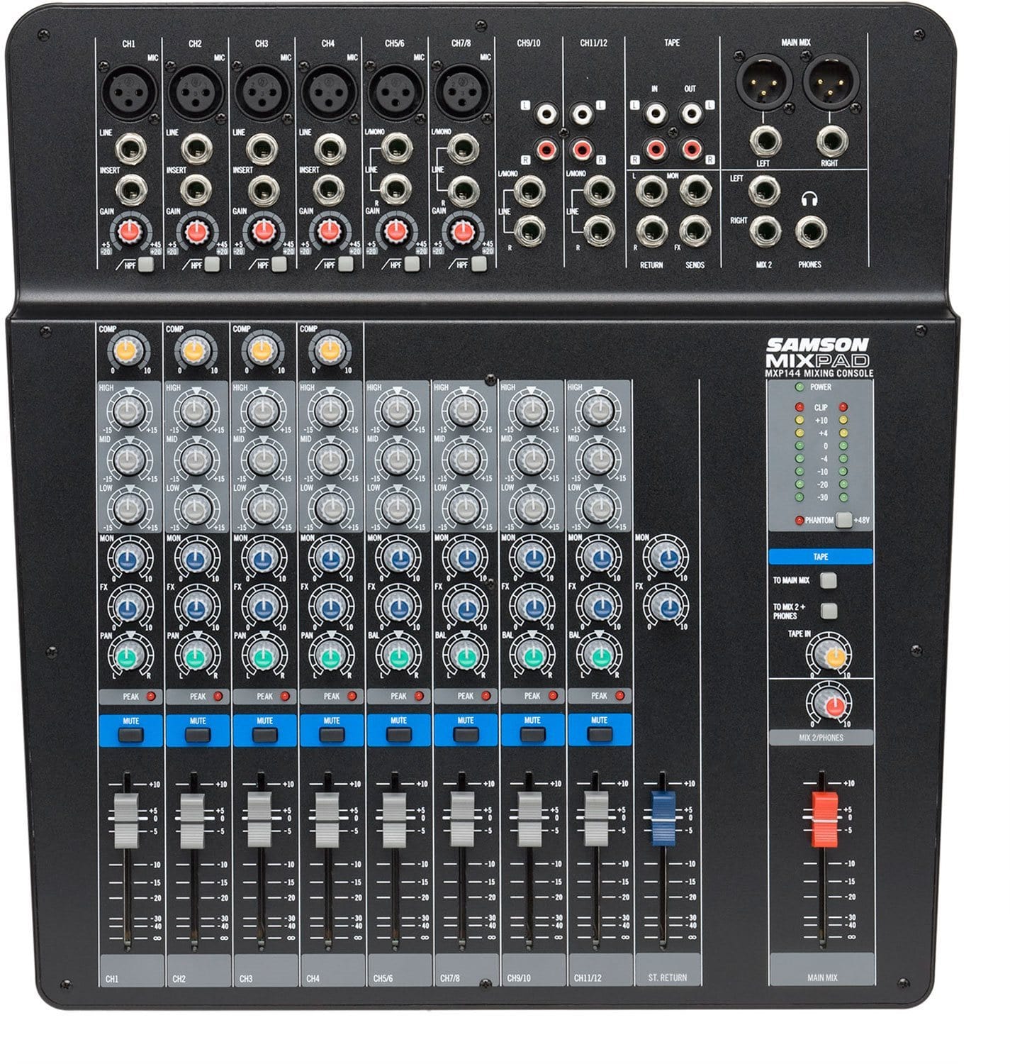 Samson MixPad MXP144 14-ch Analog Stereo Mixer - PSSL ProSound and Stage Lighting