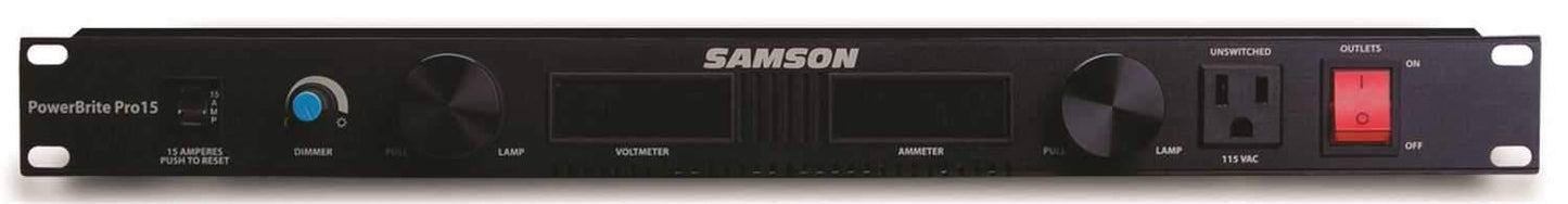 Samson SAPBPRO15 Power Conditioner with LED & Meter - PSSL ProSound and Stage Lighting