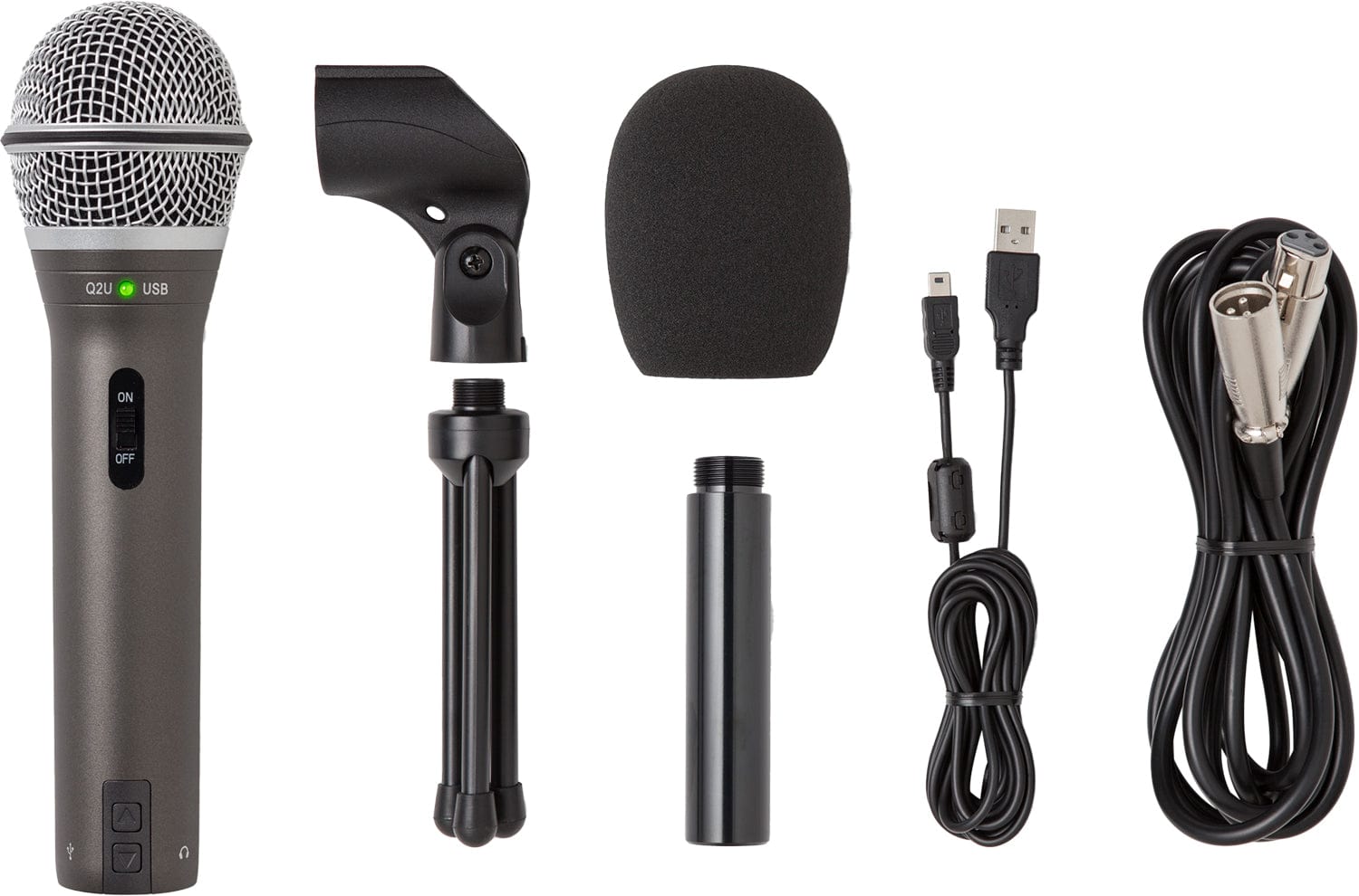 Samson SAQ2U Recording Package USB-XLR Dynamic Microphone - PSSL ProSound and Stage Lighting