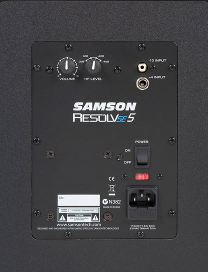 Samson Resolv SE5 5-Inch Powered Studio Monitor - PSSL ProSound and Stage Lighting
