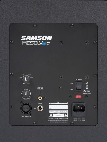 Samson Resolv SE6 6-Inch Powered Studio Monitor - PSSL ProSound and Stage Lighting