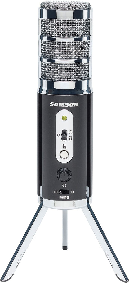 Samson SASAT USB/iOS Broadcast Microphone Dual Diaphragm Headphone Out - PSSL ProSound and Stage Lighting
