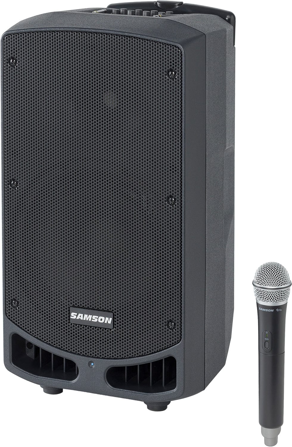 Samson SAXP310W-K Portable PA 300-Watts 2-Way 10-Itch Woofer w/ Bluetooth at K Band Wireless - PSSL ProSound and Stage Lighting