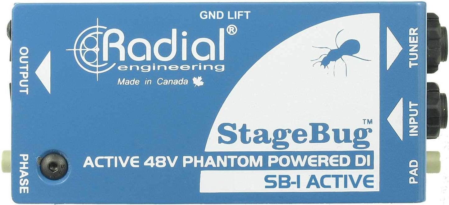 Radial SB-1 Active Compact DI for Acoustic Guitar - PSSL ProSound and Stage Lighting