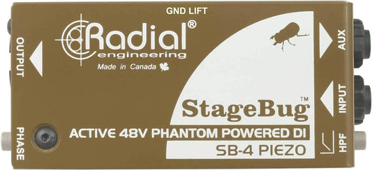 Radial SB-4 Piezo Compact Active DI - PSSL ProSound and Stage Lighting
