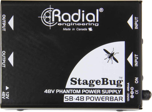 Radial SB-48 Phantom Two Channel 48V Power Supply - PSSL ProSound and Stage Lighting