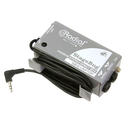 Radial SB-5 Stereo DI Box for Laptop Computer - PSSL ProSound and Stage Lighting