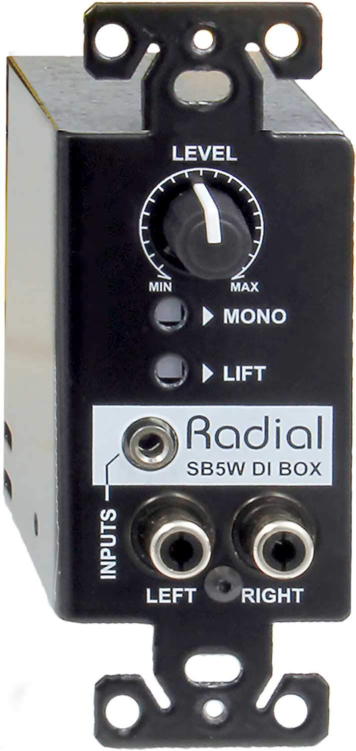 Radial SB-5W WallDI Wall-mount Stereo DI - PSSL ProSound and Stage Lighting