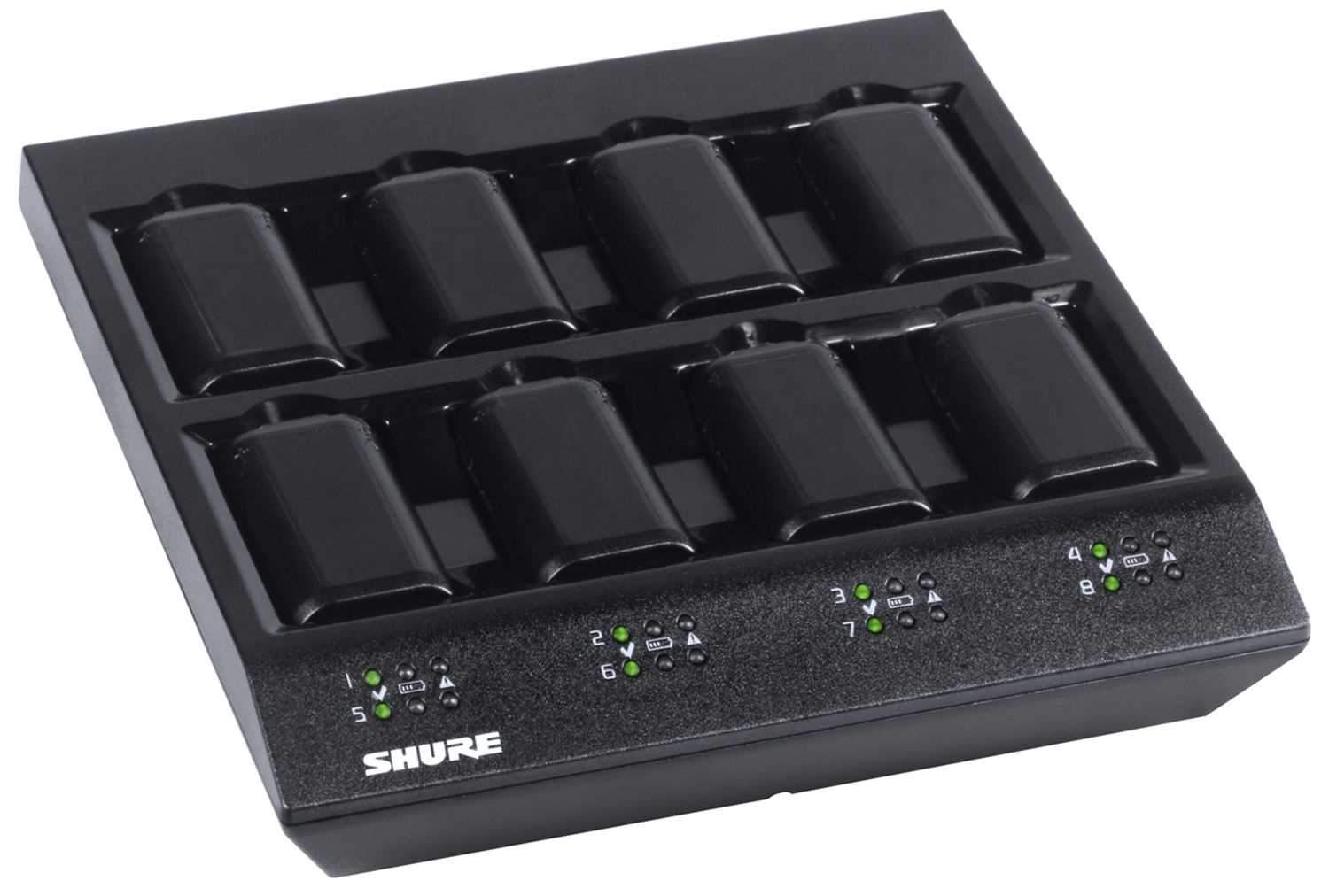 Shure SBC800US 8 Bay Battery Charger For SB900 - PSSL ProSound and Stage Lighting