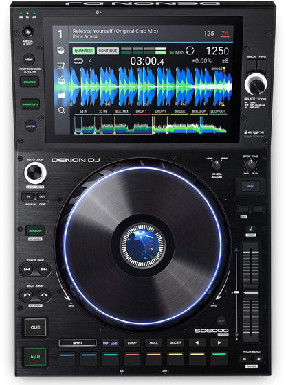 Denon DJ SC6000 Prime Professional DJ Media Player - PSSL ProSound and Stage Lighting