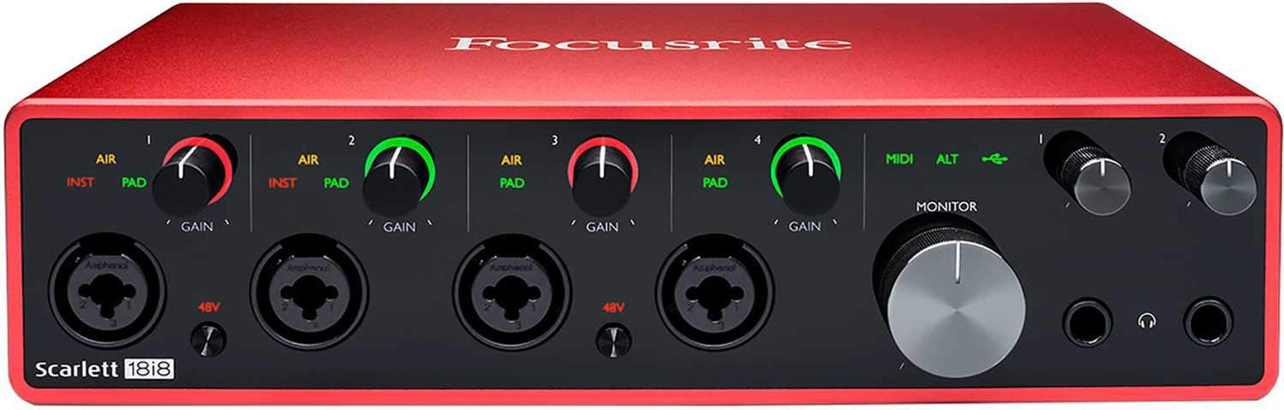 Focusrite Scarlett 18i8 3G USB Audio Interface - PSSL ProSound and Stage Lighting