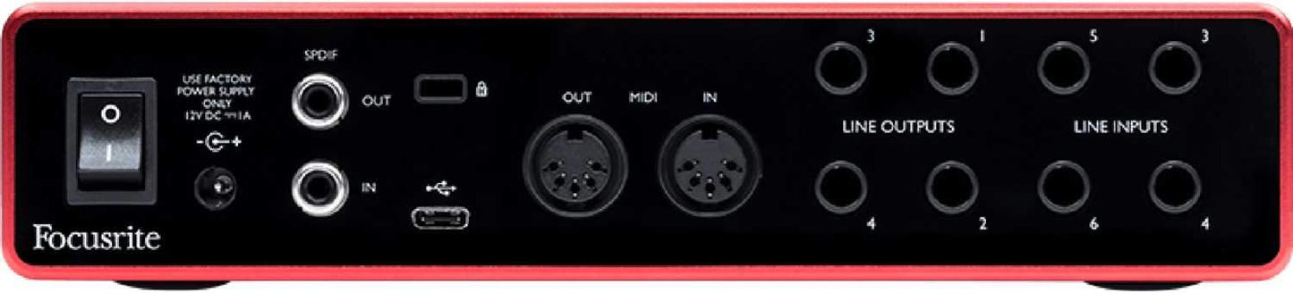 Focusrite Scarlett 8i6 3G USB Audio Interface - PSSL ProSound and Stage Lighting