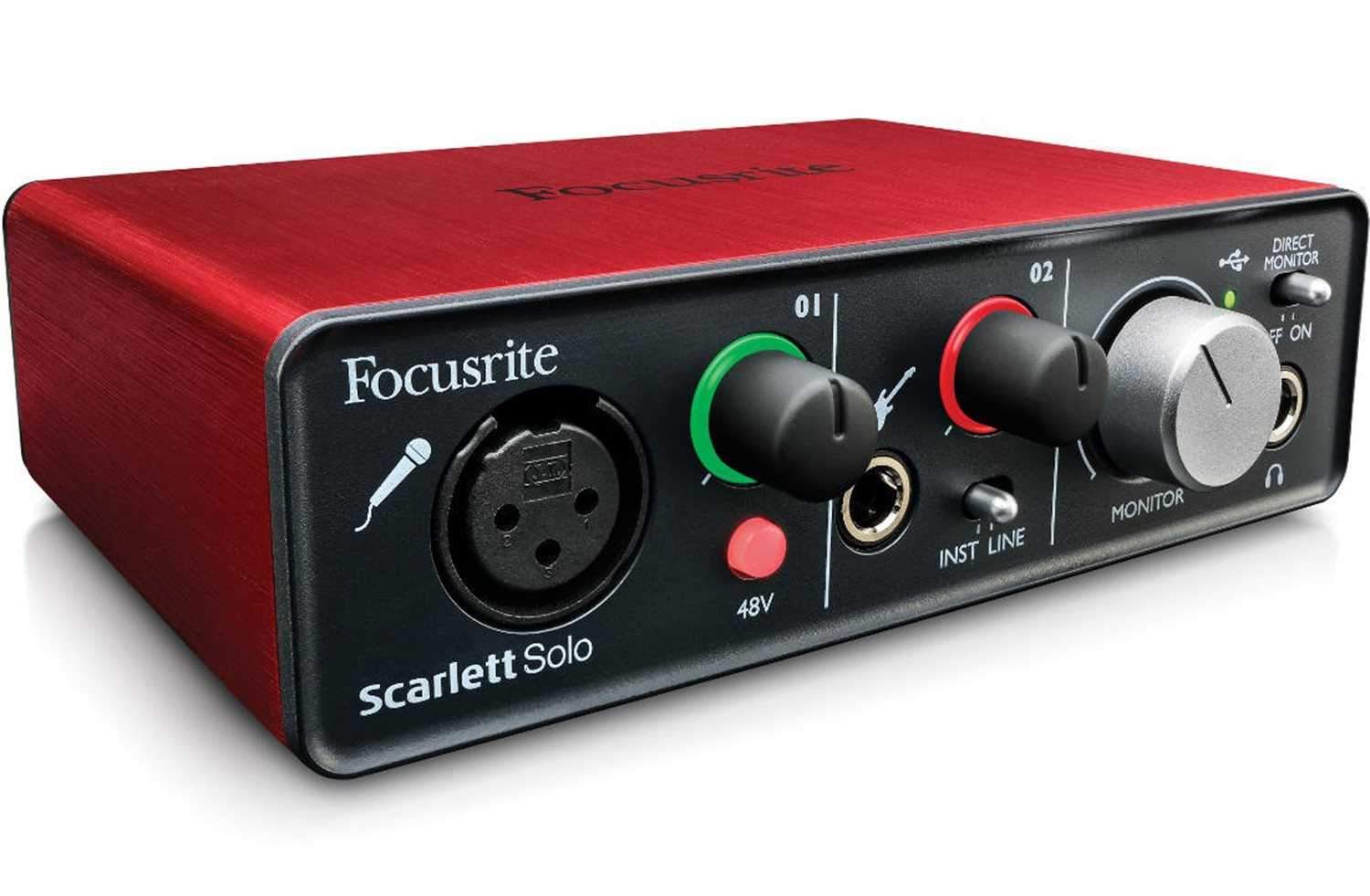 Focusrite Scarlett Solo 2.0 USB Audio Interface - PSSL ProSound and Stage Lighting