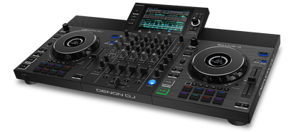 Denon DJ SCLIVE4 4-Deck Standalone DJ Controller w/ 7” touchscreen, built-in speakers, & Wi-Fi - PSSL ProSound and Stage Lighting