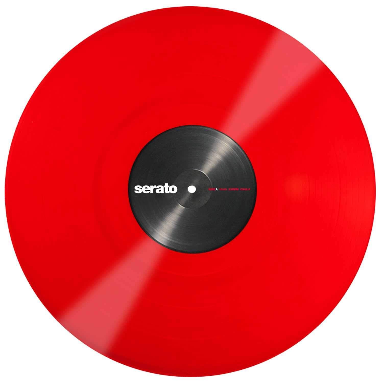 Serato Performance Series Red Control Vinyl 2x LP - PSSL ProSound and Stage Lighting