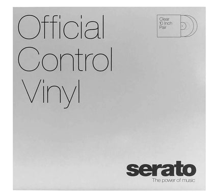 Serato SCV-PS-CLE-10 10-Inch Clear Control Vinyl Pair - PSSL ProSound and Stage Lighting
