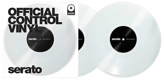 Serato SCV-PS-CLE-7 7In Control Vinyl Clear Pair - PSSL ProSound and Stage Lighting