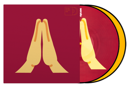 Serato Control Vinyl Pray+Raised Hands Emoji (Pair) - PSSL ProSound and Stage Lighting