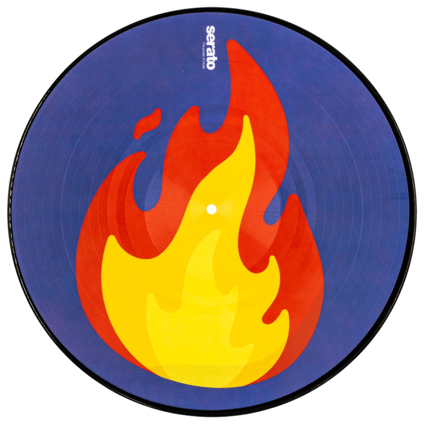 Serato Control Vinyl Flame+Record Emoji (Pair) - PSSL ProSound and Stage Lighting