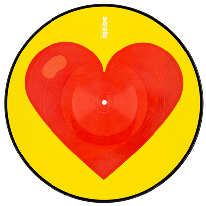 Serato Control Vinyl Donut+Heart Emoji (Pair) - PSSL ProSound and Stage Lighting