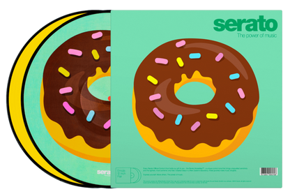 Serato Control Vinyl Donut+Heart Emoji (Pair) - PSSL ProSound and Stage Lighting