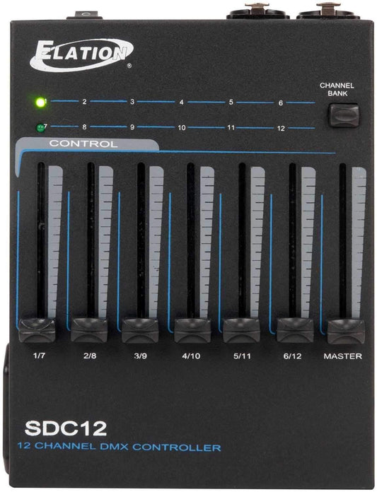 Elation SDC12 Portable 12-Channel DMX Light Controller - PSSL ProSound and Stage Lighting