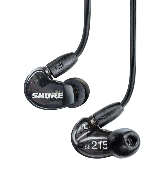 Shure SE215 Isolating In-Ear Earphones Black - PSSL ProSound and Stage Lighting