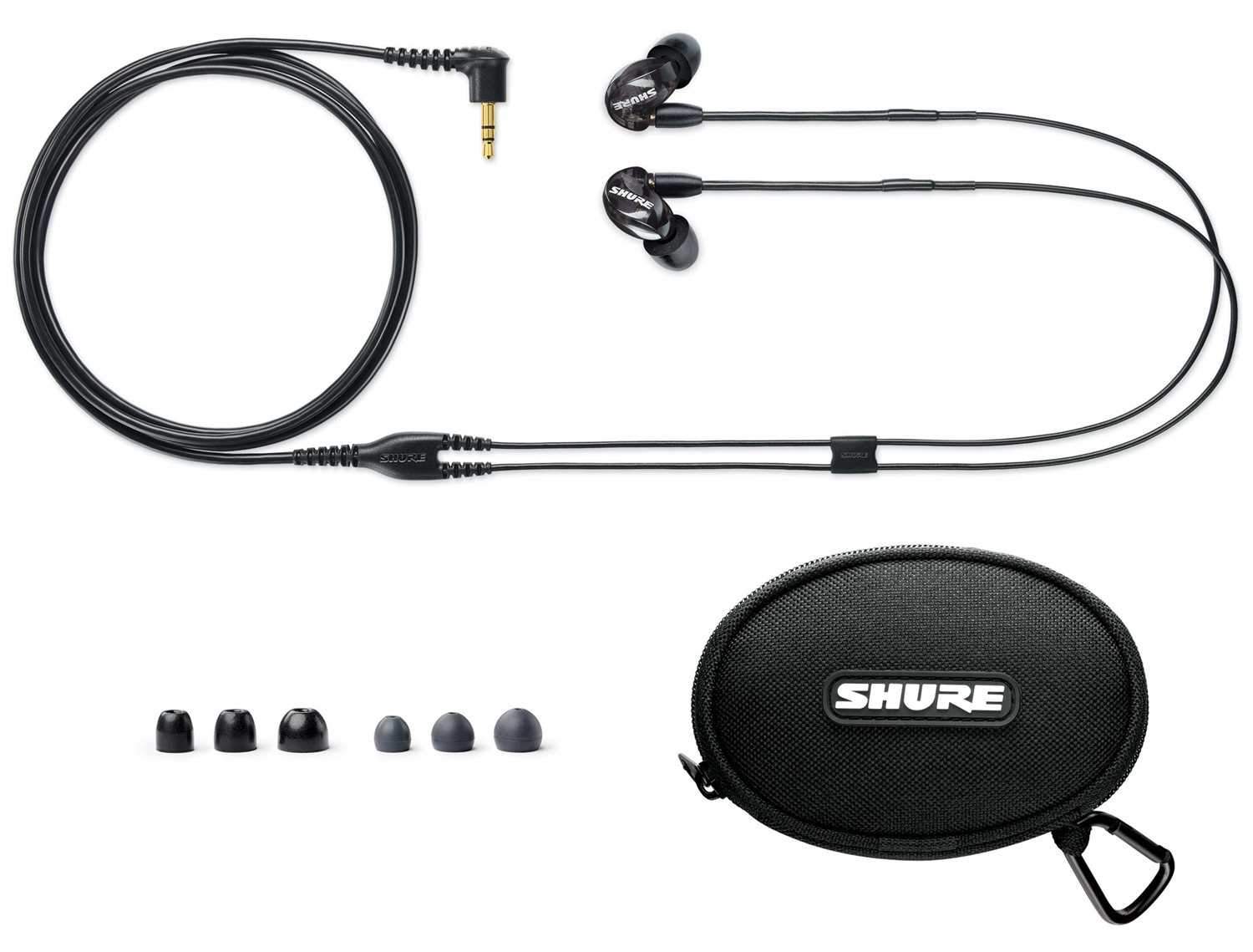 Shure SE215 Isolating In-Ear Earphones Black - PSSL ProSound and Stage Lighting