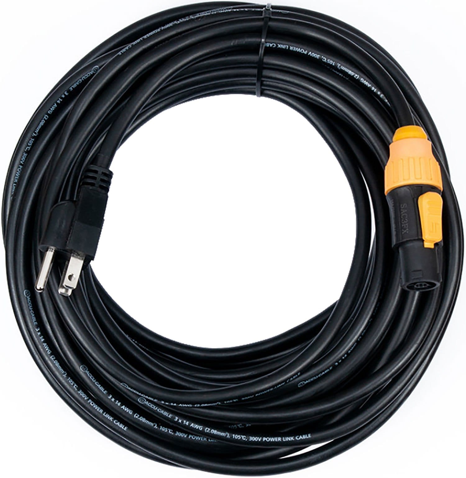 ADJ SIP1MPC50 50-Foot (15.2m) IP65 To Edison Plug - PSSL ProSound and Stage Lighting