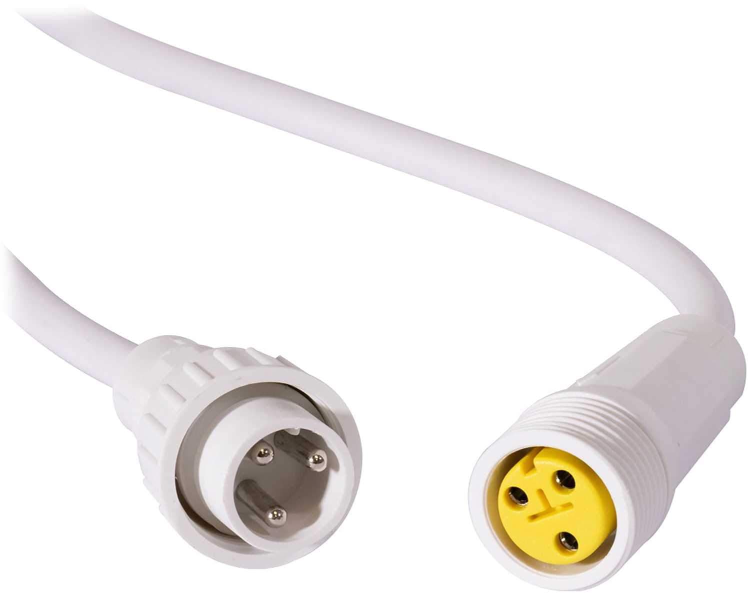 Elation White 2-Meter Power Link Cable - PSSL ProSound and Stage Lighting