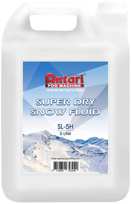 Antari SL-5H 5-Liter SL-H Super Dry Snow Fluid - PSSL ProSound and Stage Lighting