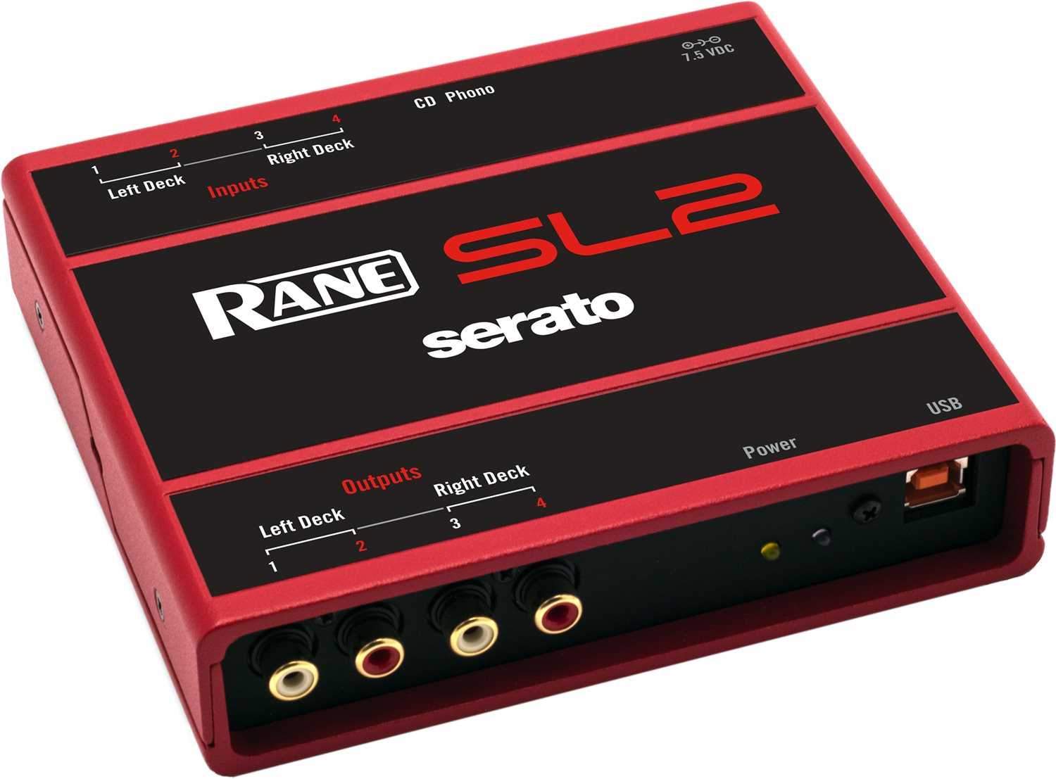 Rane SL2 Red Serato DJ 2-Deck USB Interface | PSSL ProSound and 