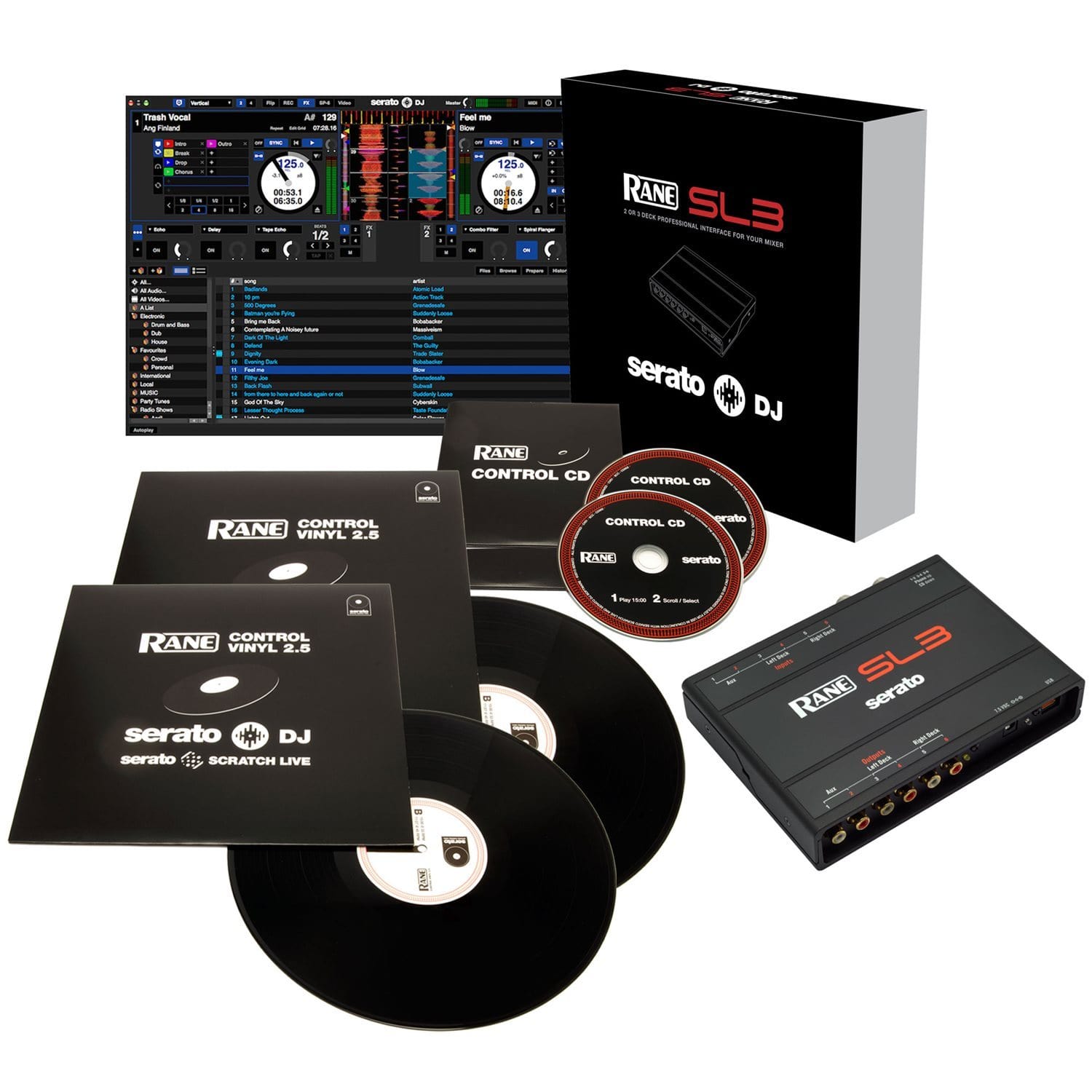RANE SL3 USB DJ Interface for Serato - PSSL ProSound and Stage Lighting