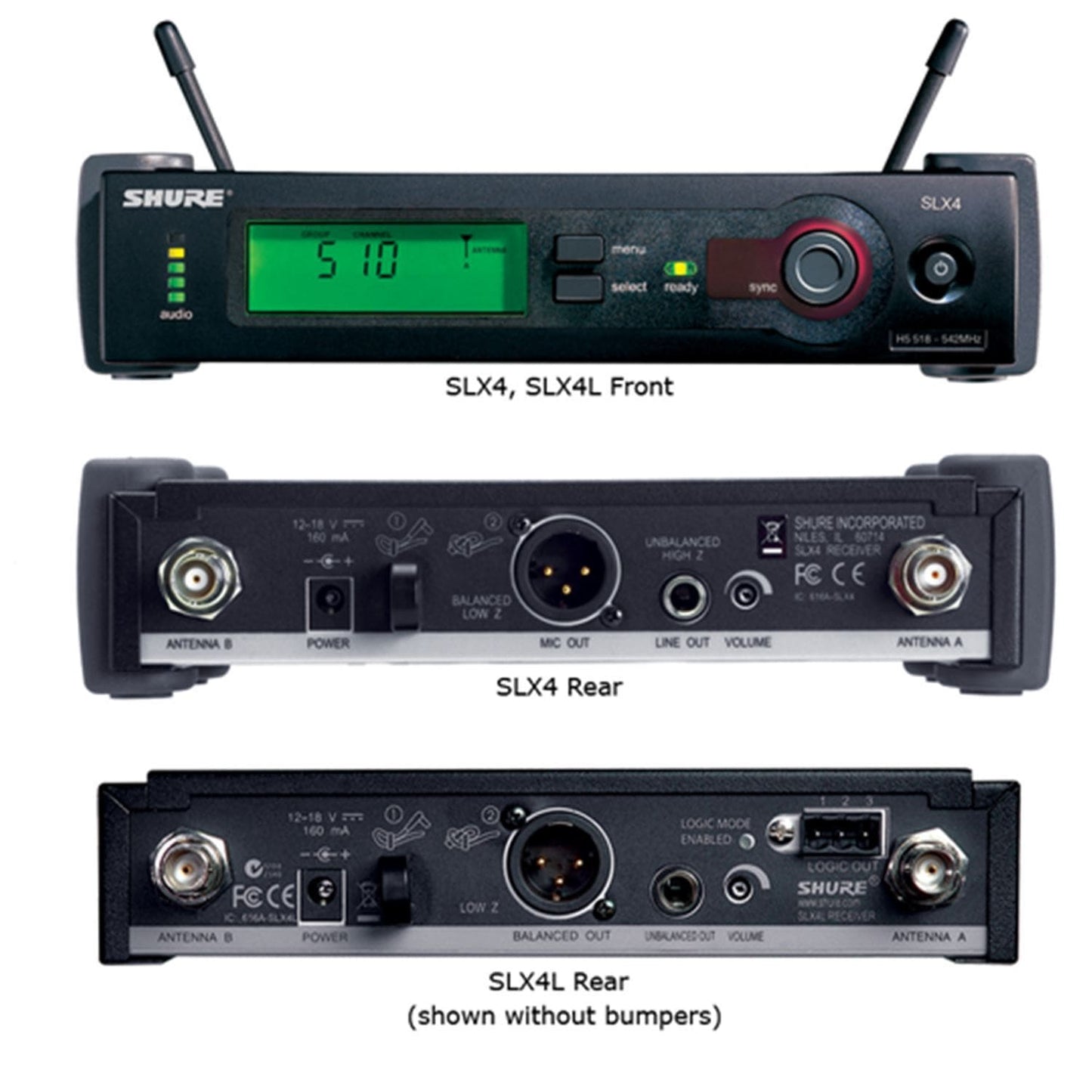 Shure SLX124/85/SM58 Dual Wireless Microphone System with WL185 & SM58 - PSSL ProSound and Stage Lighting