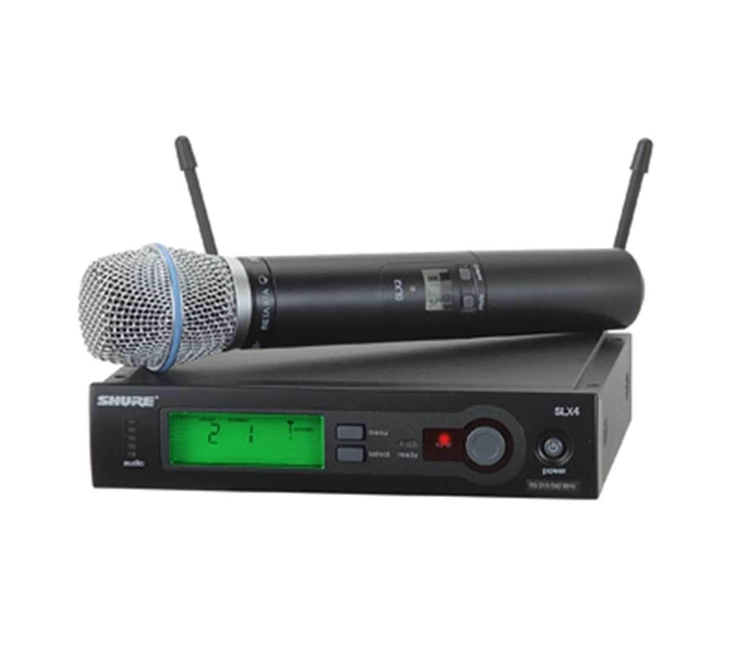 Shure SLX24BETA87A Handheld Mic System Beta87A G5 - PSSL ProSound and Stage Lighting