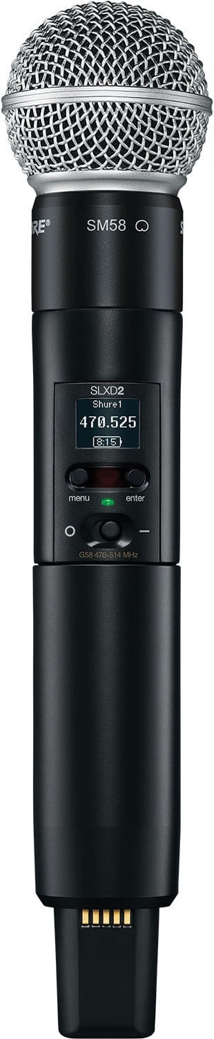 Shure SLXD2/SM58 G58 Handheld Transmitter With SM58 Capsule - PSSL ProSound and Stage Lighting
