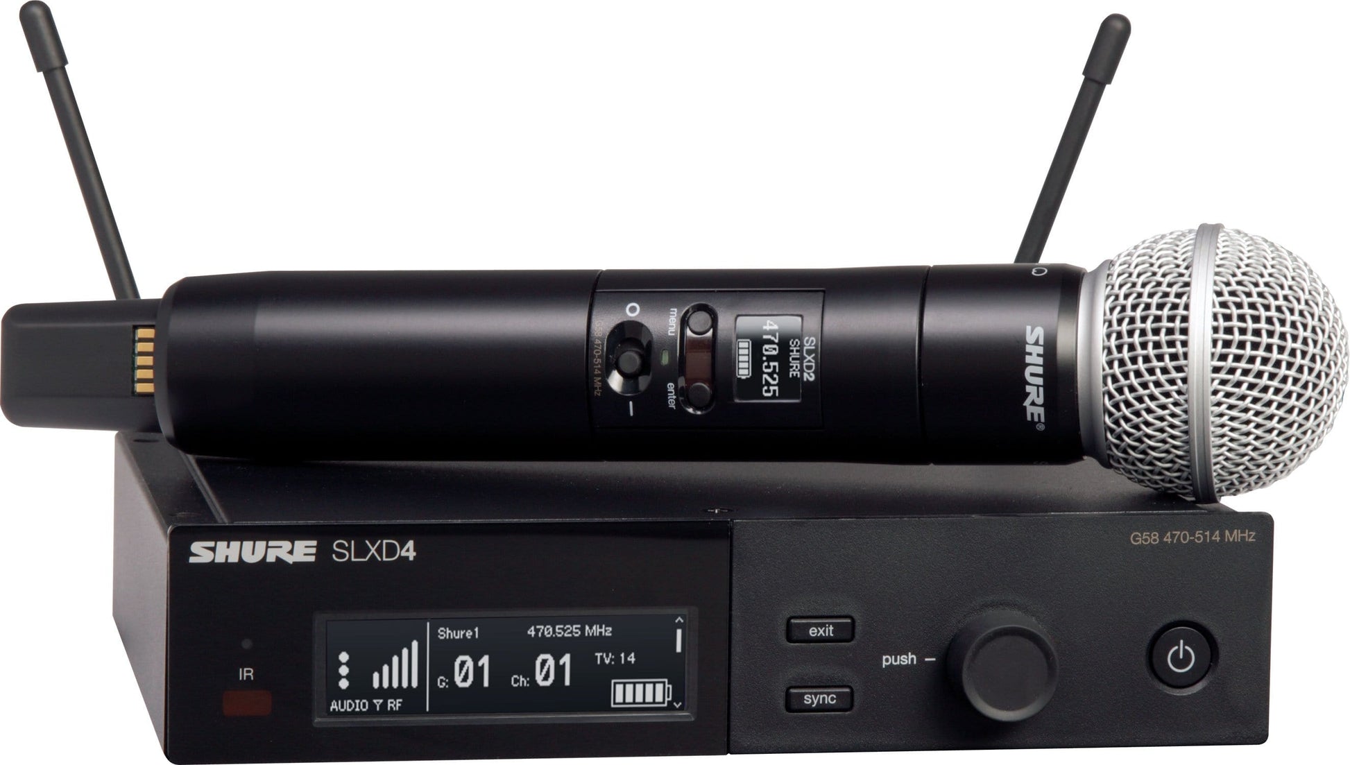 Shure SLXD24/SM58 J52 Wireless Vocal System With SM58 - PSSL ProSound and Stage Lighting