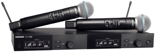 Shure SLXD24D/B58 G58 Dual Wireless System With BETA 58 - PSSL ProSound and Stage Lighting