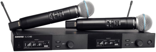 Shure SLXD24D/B58 H55 Dual Wireless System With BETA 58 - PSSL ProSound and Stage Lighting
