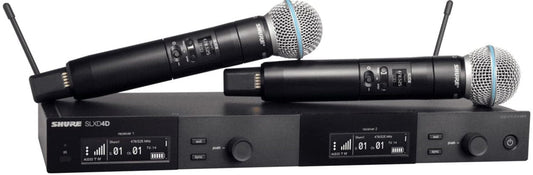 Shure SLXD24D/B58 J52 Dual Wireless System With BETA 58 - PSSL ProSound and Stage Lighting