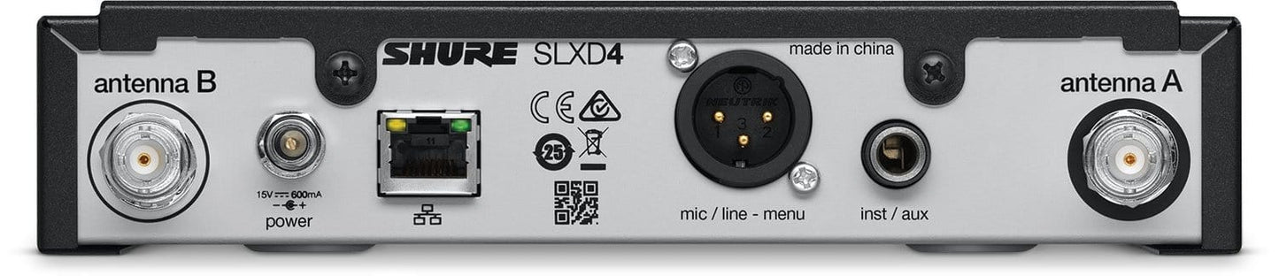 Shure SLXD24/K8B J52 Wireless Vocal System With KSM8 - PSSL ProSound and Stage Lighting