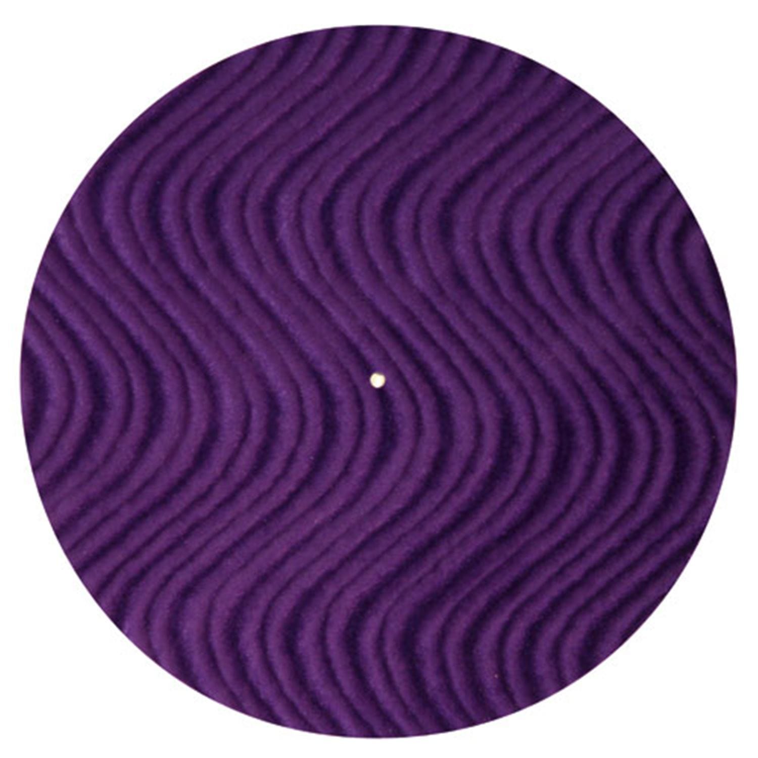 Ultrasound Purple Velvet Swirl Slipmat (Pair) - PSSL ProSound and Stage Lighting