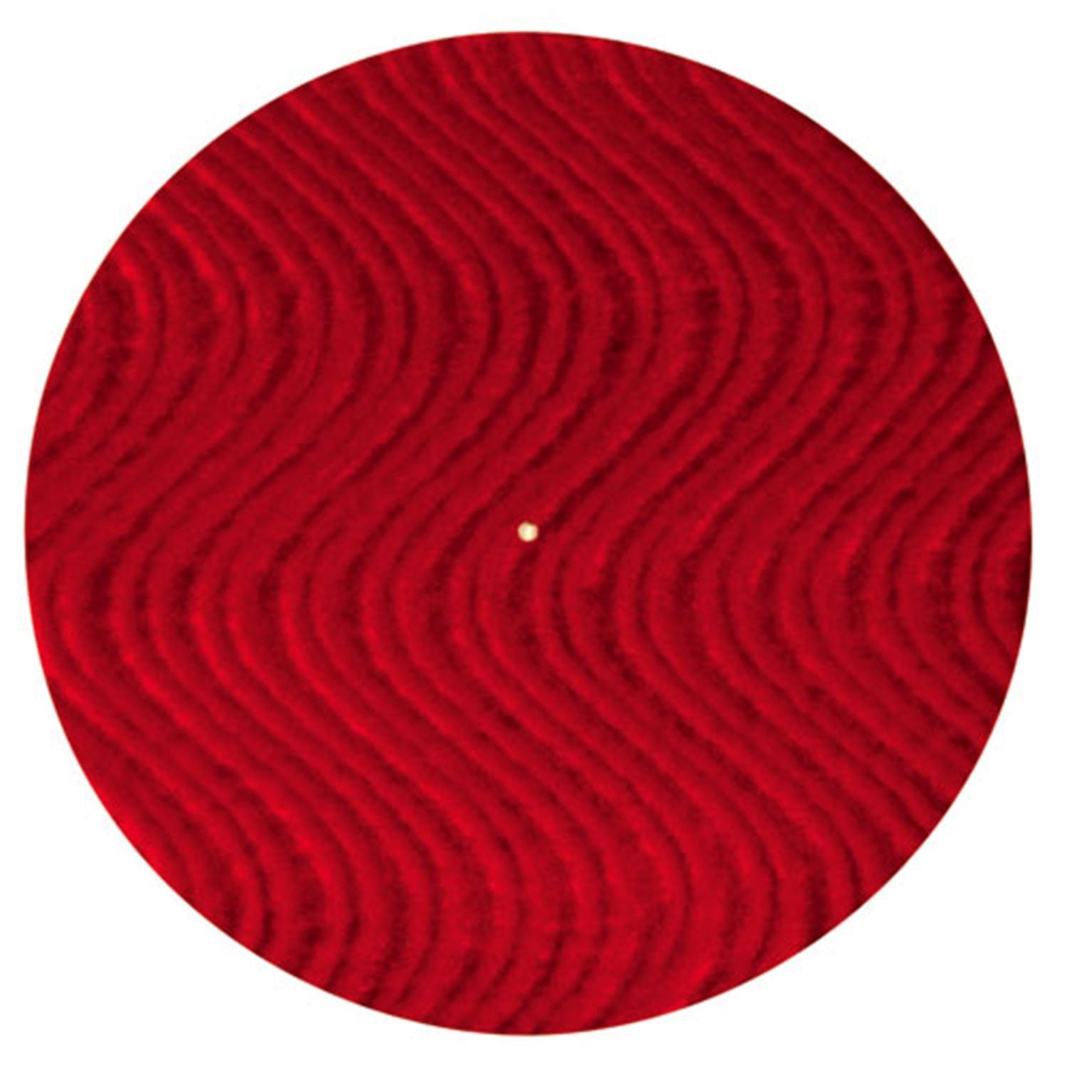 Ultrasound Red Velvet Swirl Slipmat (Pair) - PSSL ProSound and Stage Lighting