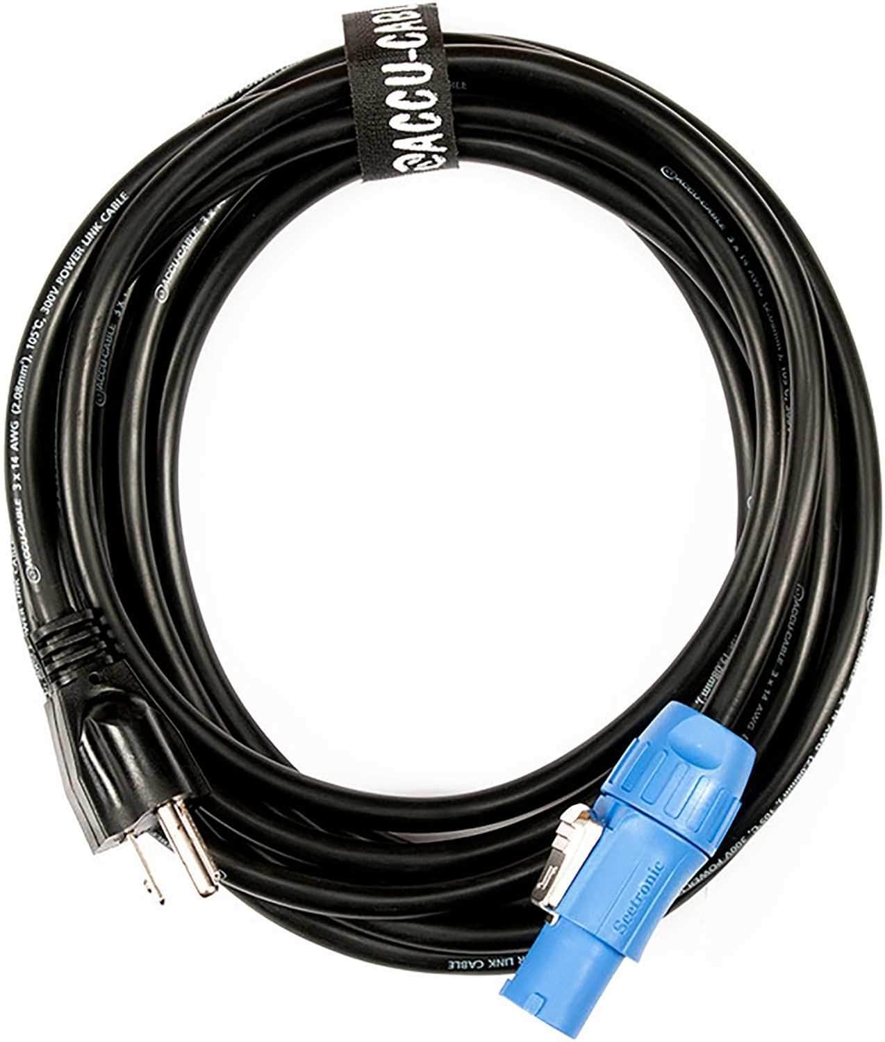 Accu-Cable Seetronic 15-Foot Powercon to Edison Cable - PSSL ProSound and Stage Lighting