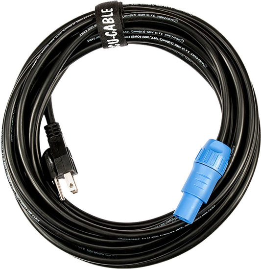 ADJ SMPC25 25-Foot Powercon To Edison Power Cable - PSSL ProSound and Stage Lighting
