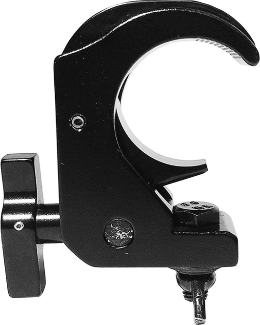 Global Truss Snap-Clamp Black Hook Low Profile Clamp For 2-Inch Truss - PSSL ProSound and Stage Lighting