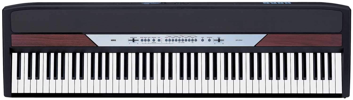 Korg SP250BK 88-Key Portable Digital Piano Black - PSSL ProSound and Stage Lighting