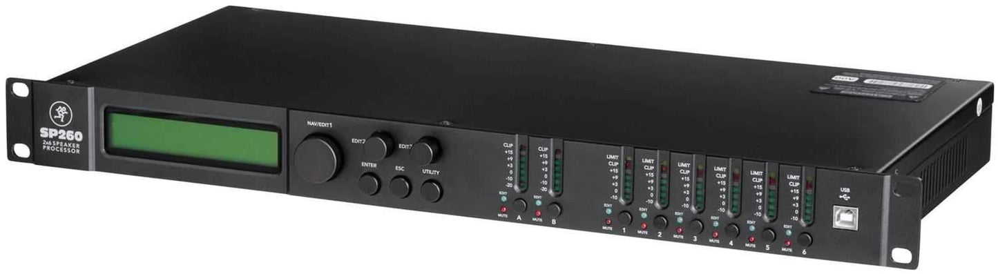 Mackie SP260 2x6 Speaker System Processor - PSSL ProSound and Stage Lighting