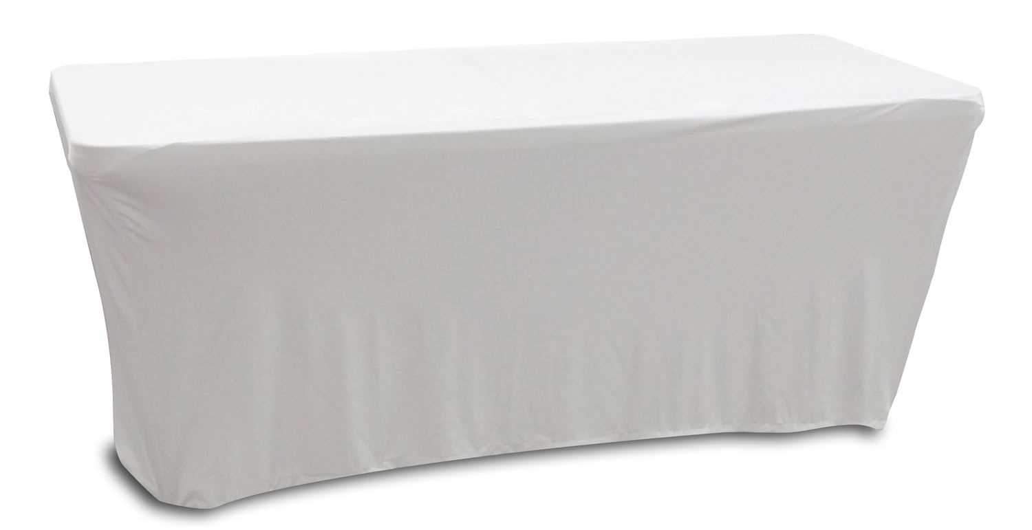 Odyssey SPATBL6WHT 6Ft Performers Table Cover - Wt - PSSL ProSound and Stage Lighting