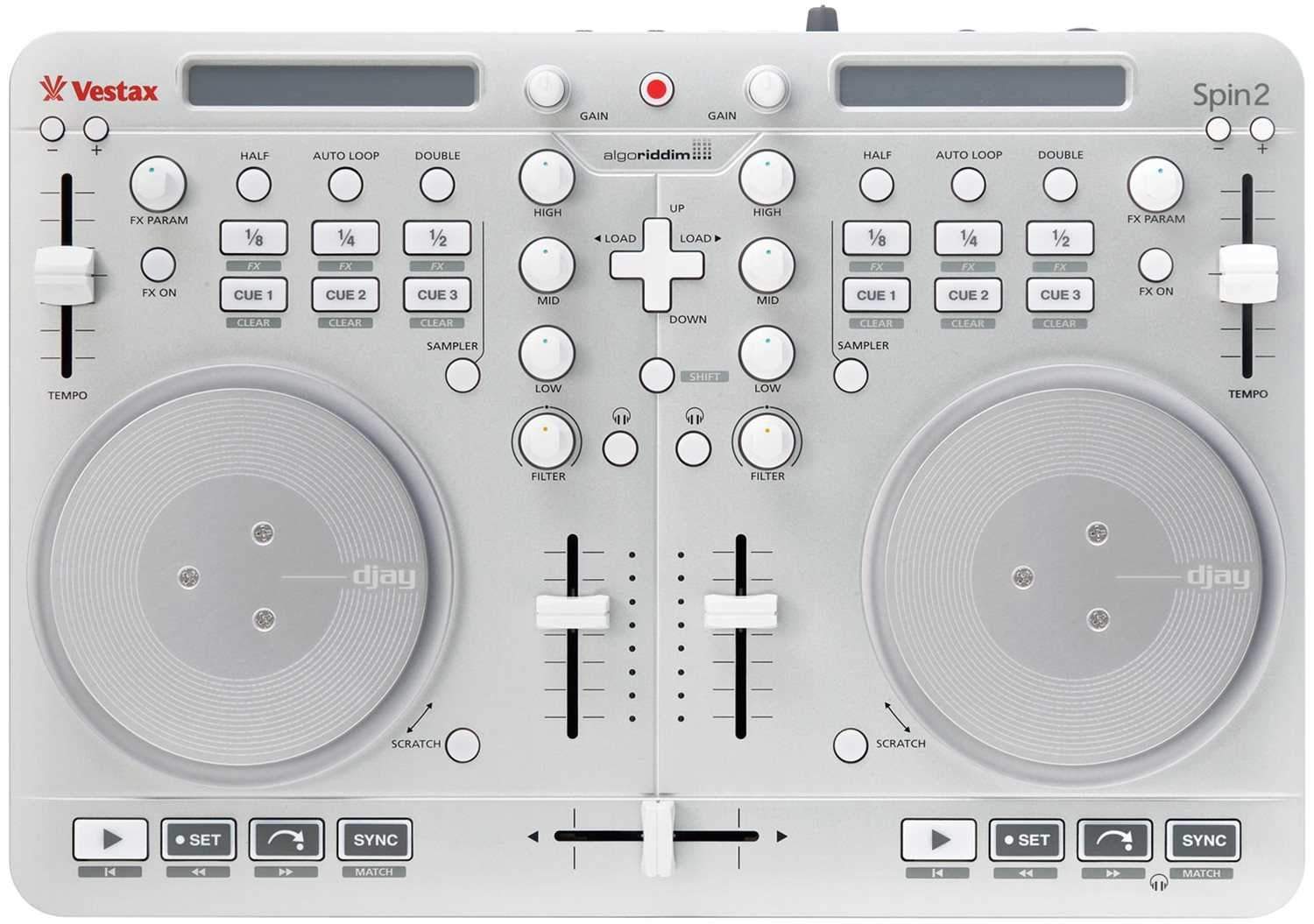 Vestax Spin 2 DJ Controller For iPad iPhone IOS | PSSL ProSound